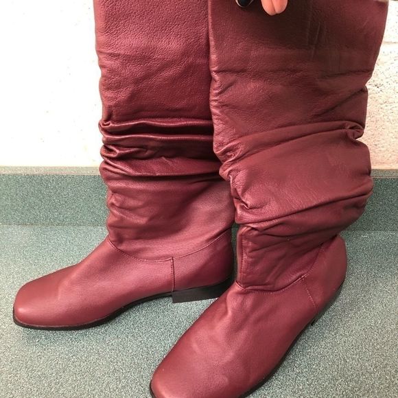 Chadwicks Leather Upper Pull On Scrunch Boot - Picture 3 of 8